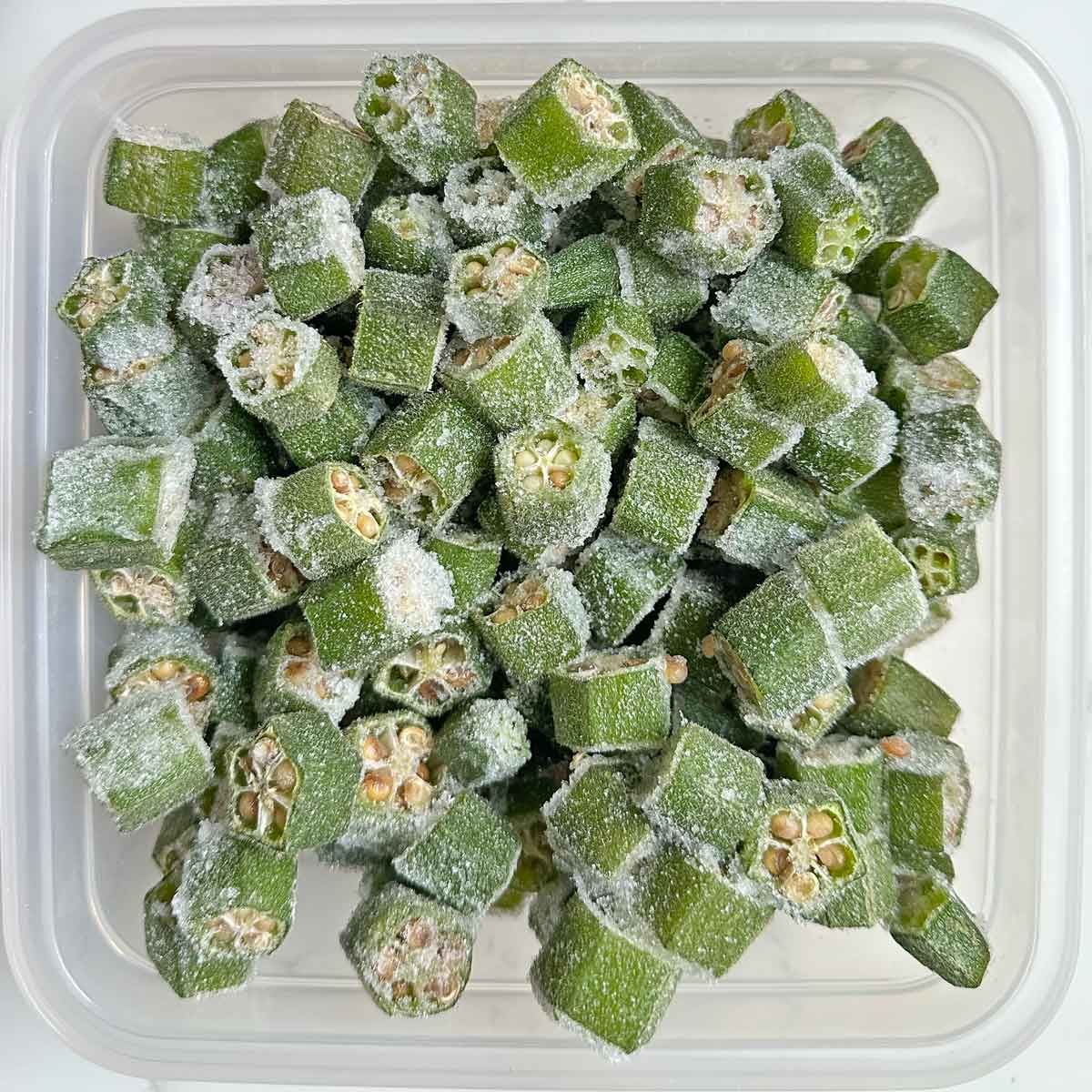 Frozen Okra Cuts